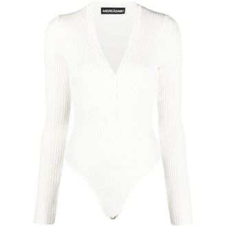 Andreadamo Ribbed Knit Bodysuit