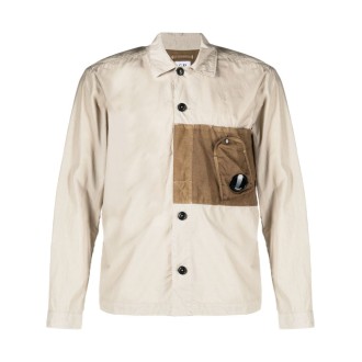 C.P. Company Popeline Mixed Auxiliary Pocket Jacket