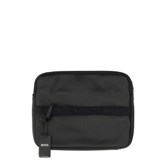 boss zair pouch with logo