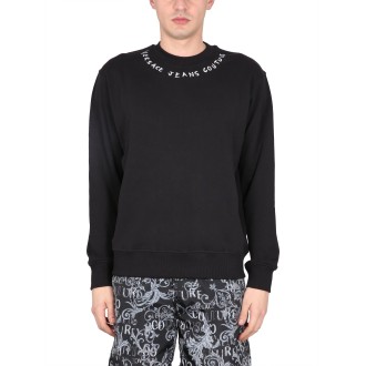 versace jeans couture crewneck sweatshirt
