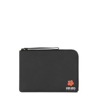 kenzo leather clutch