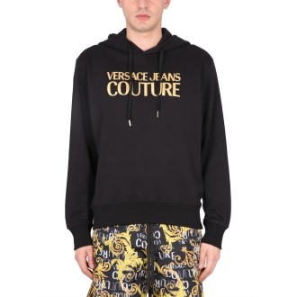versace jeans couture sweatshirt with logo