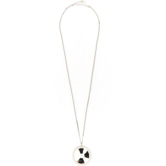 mm6 maison margiela sphere charm necklace