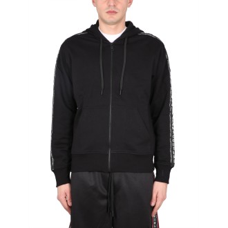 versace jeans couture sweatshirt with logo band