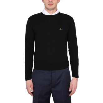 vivienne westwood jersey with logo embroidery