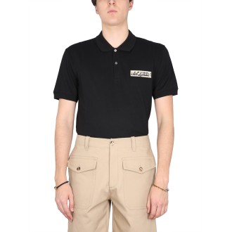 alexander mcqueen polo with logo