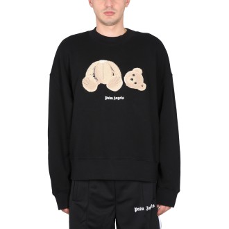 palm angels bear crewneck sweatshirt