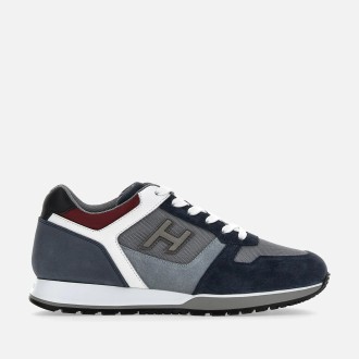 Sneakers H321 blu e bianca