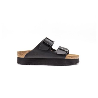 Ciabatta Donna Black BIRKENSTOCK Pelle