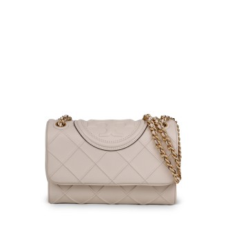 Tory Burch 'Fleming' Embossed Logo Shoulder Bag U