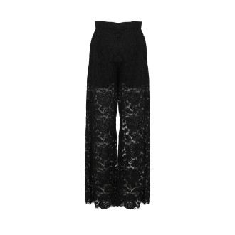 Dolce & Gabbana Floral Lace Trousers 40