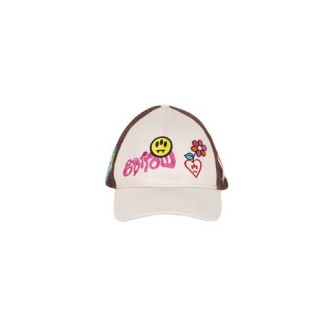 Cappello di Barrow, da uomo, colore burro. Modello con visiera, in cotone. Caratterizzato da logo sul davanti e dettagli ricamati. Chiusura regolabile. 