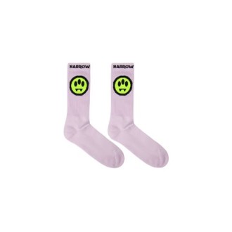Calza di Barrow, da uomo, colore rosa. Modello in cotone, caratterizzato da dettaglio logo sui lati. 