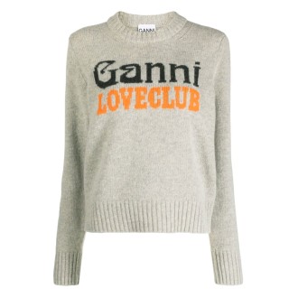 GANNI Maglia con logo