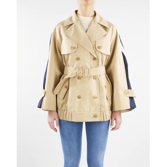 MAX MARA WEEKEND Trench doppiopetto in gabardine di cotone Max Mara Weekend