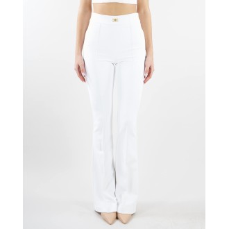 ELISABETTA FRANCHI Pantalone in doppio crepe stretch Elisabetta Franchi