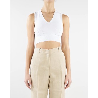 MAX MARA STUDIO Top in maglia stretch Max Mara Studio