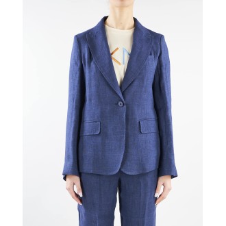 MAX MARA WEEKEND Blazer in tela di puro lino Max Mara Weekend