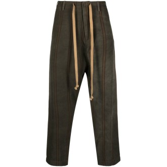 UMA WANG trousers with striped fabric