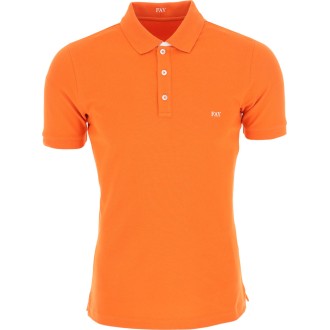 FAY POLO STRETCH ARANCIONE NPMB246135STDWG837