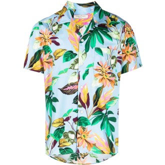 TINTORIA MATTEI camicia a maniche corte ina stampa floreale multicolore