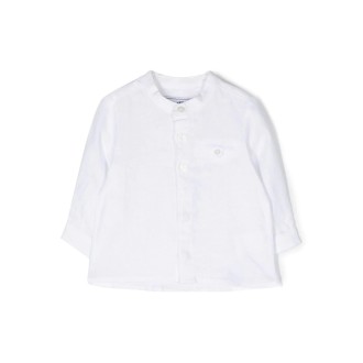 TARTINE ET CHOCOLAT Camicia In Lino Bianco