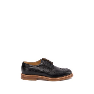 Brunello Cucinelli Calfskin Longwing Brogues Derby