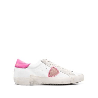 PHILIPPE MODEL Sneakers Low Prsx - Blanc Fucsia