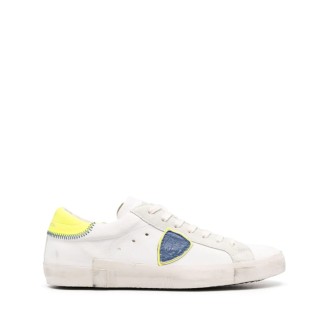 PHILIPPE MODEL Sneakers Low Prsx - Blanc Jaune