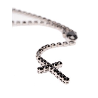 Dolce & Gabbana Rosary Necklace With Rhinestones