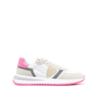 PHILIPPE MODEL Sneaker Running Tropez 2.1 - Blanc Fucsia<BR/>