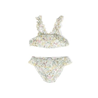il gufo two-piece swimsuit with ruffles