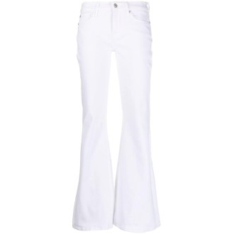 7 For All Mankind `Low Rise Flare Optic` Jeans