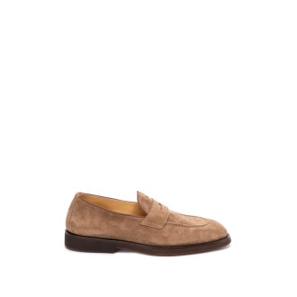 Brunello Cucinelli Suede Penny Loafers