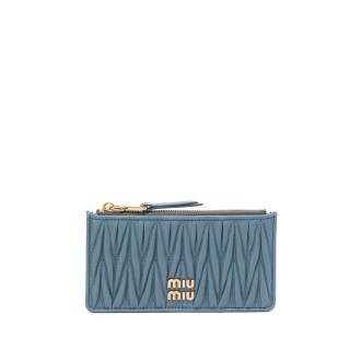 Miu Miu Matelassé Leather Card Case