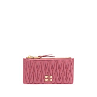 Miu Miu Matelassé Leather Card Case