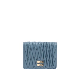 Miu Miu Matelassé Leather Small Wallet