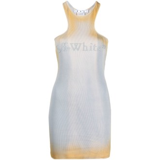 Off White `Laundry Rib Rowing` Mini Dress 