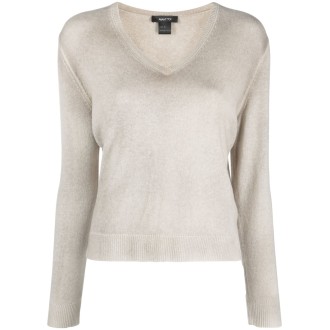 Avant Toi Light Cashmere Fitted V-Neck Sweater