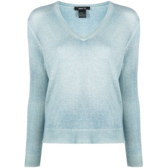Avant Toi Light Cashmere Fitted V-Neck Sweater