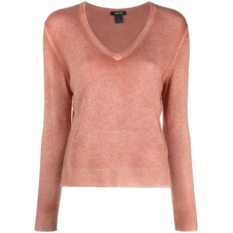 Avant Toi Light Cashmere Fitted V-Neck Sweater