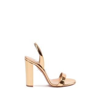 Aquazzura `So Nude` Block Sandals