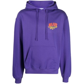 Bluemarble Flower Print Hoodie