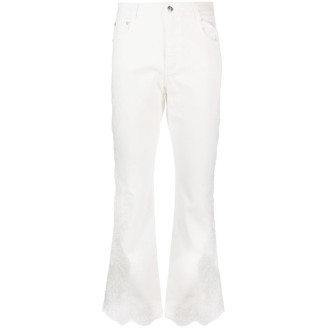 Ermanno Scervino Cropped Flare Pants