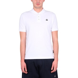 moose knuckles polo in pique.