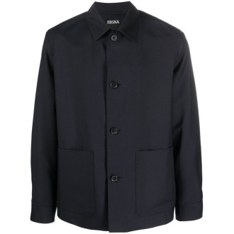 Zegna Wool And Mohair Chore Jacket