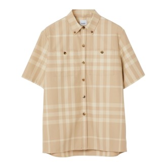 Burberry `Westonwood` Short-Sleeve Check Shirt