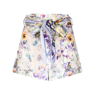 Zimmermann `Tama` High Waisted Shorts