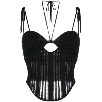Andreadamo Floating Rib Corsert With Spiral Details