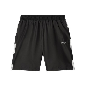 Off White `Diag Surfer` Swim Shorts 
